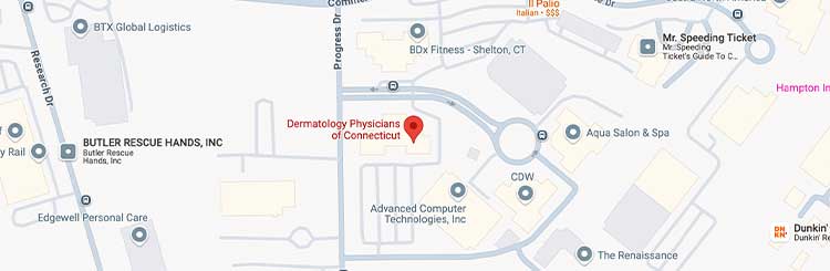 dermatologist-Shelton-CT-map-of-location