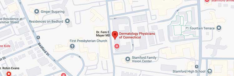 dermatologist-Stamford-CT-map-of-location